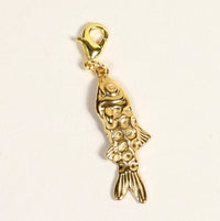 Fish Jewelry Charm Gold