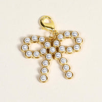 Pretty in Pearl Bow Jewelry Charm Gold