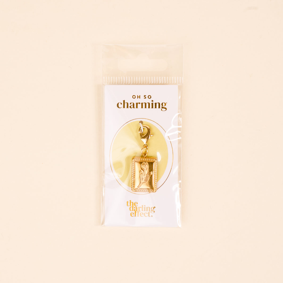 Tulip Time Jewelry Charm Gold