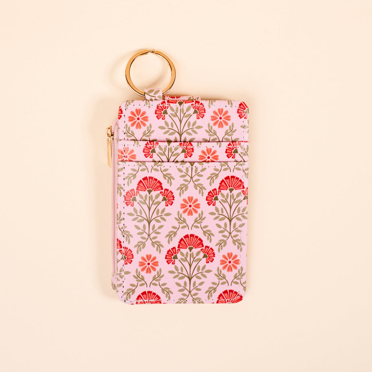 Everbloom Dusty Rose Keychain Wallet
