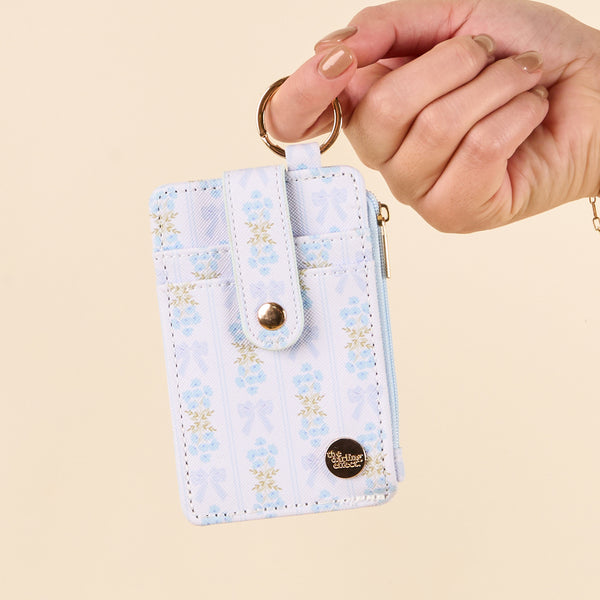 Oh So Fancy Blue Keychain Wallet
