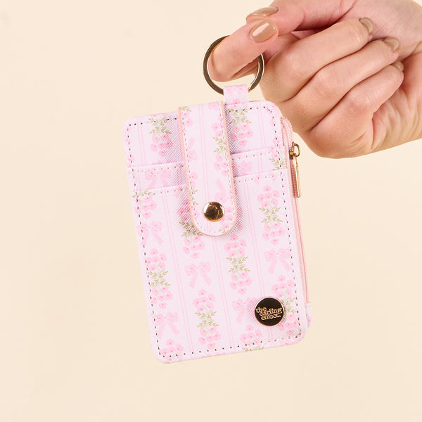 Oh So Fancy Pink Keychain Wallet