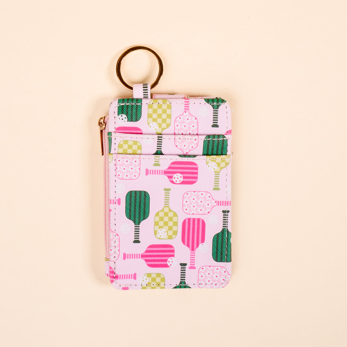 Pickleball Party Keychain Wallet