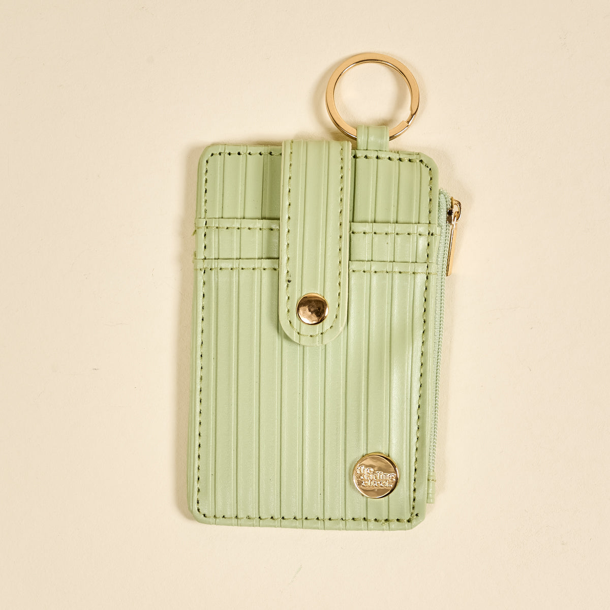 Sage Ripple Ridge Keychain Wallet