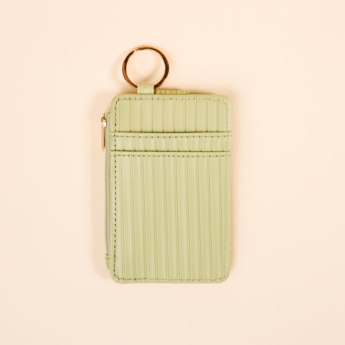 Sage Ripple Ridge Keychain Wallet