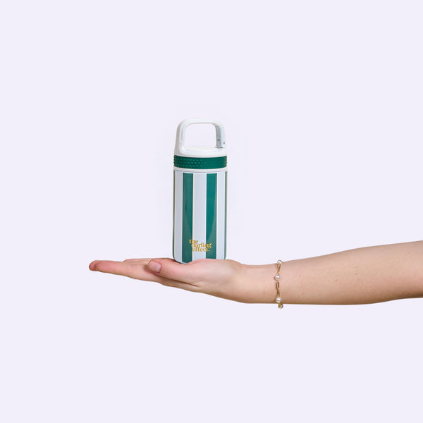 Sicily Stripes Teal 6 oz Lil' Bitty Bottle
