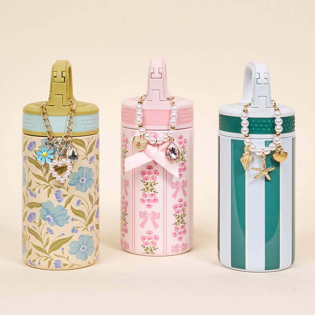 Sicily Stripes Teal 6 oz Lil' Bitty Bottle