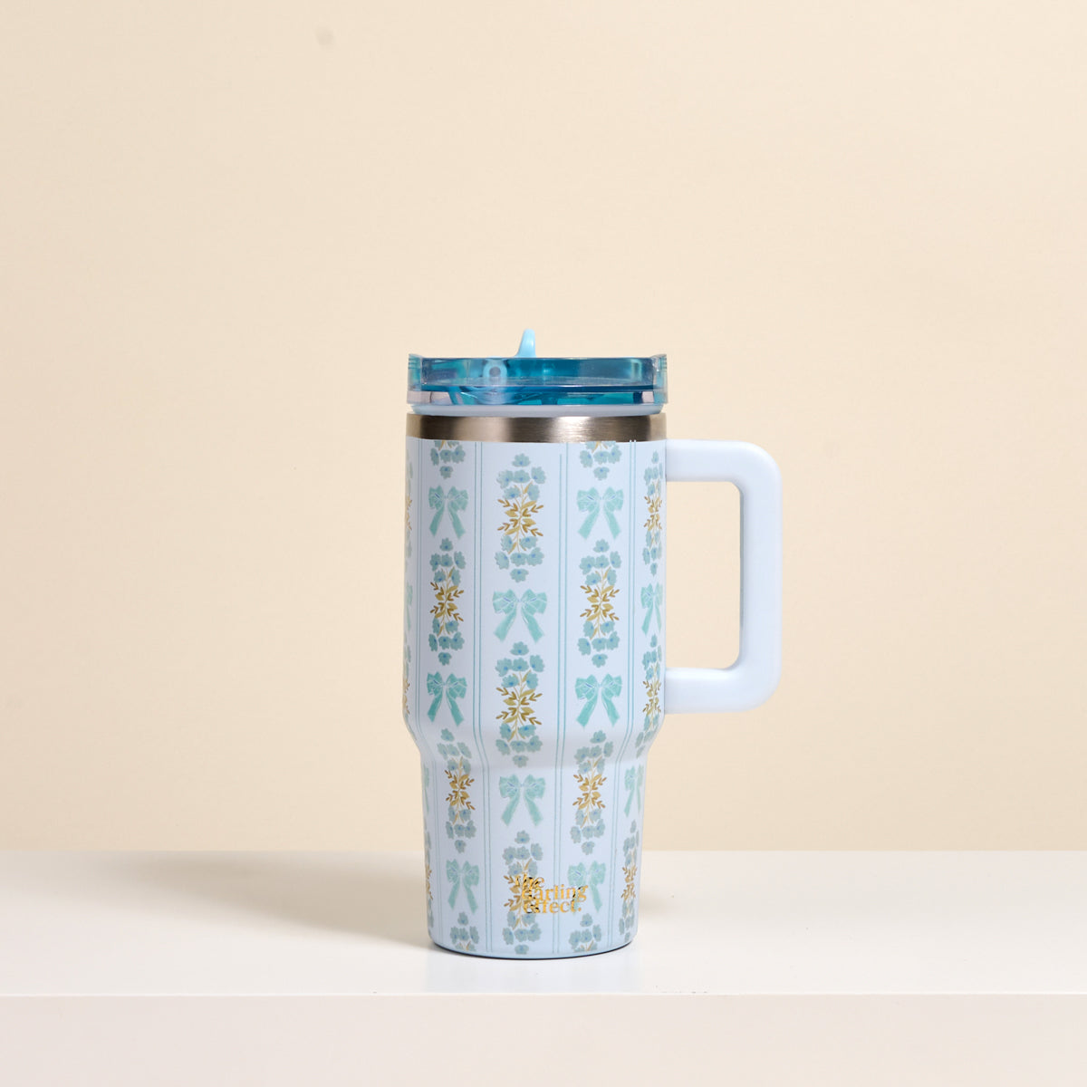 Oh So Fancy Blue 20 oz Lifestyle Flip Straw Tumbler