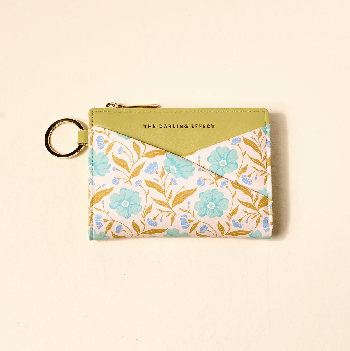 Poppin' Petals Aqua Luxe Pocket Wallet