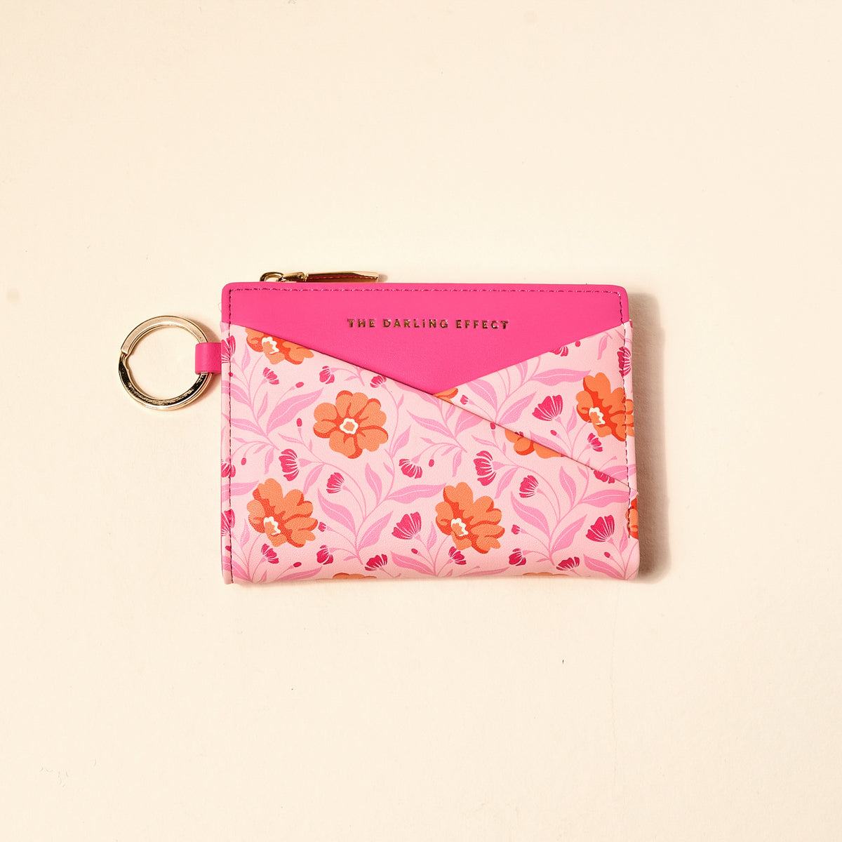 Poppin' Petals Hot Pink Luxe Pocket Wallet