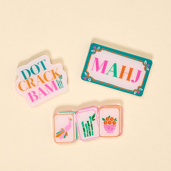 Let's Play Mahjong Little Magnet Set