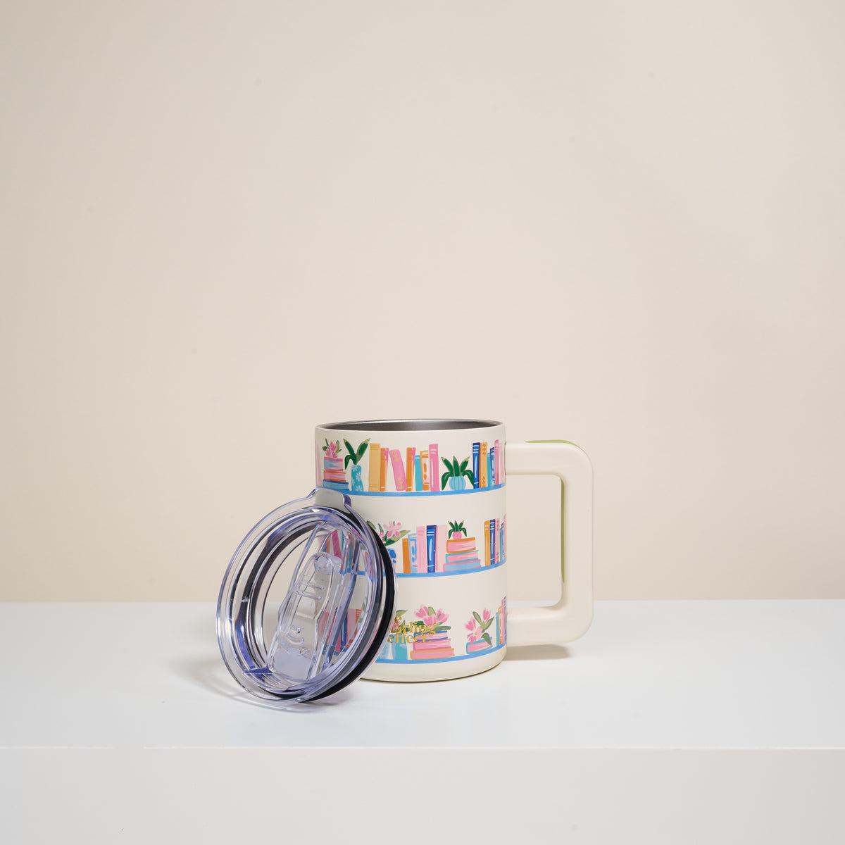 Book Shelfie 14 oz Insulated Mug