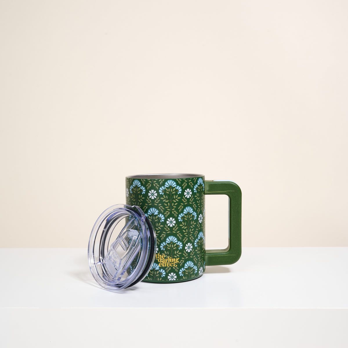 Everbloom Forest Green 14 oz Insulated Mug