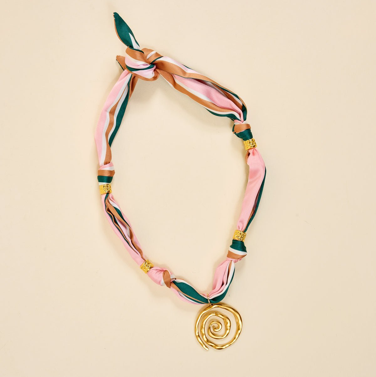 Evergreen Twist Make a Statement Scarf Necklace