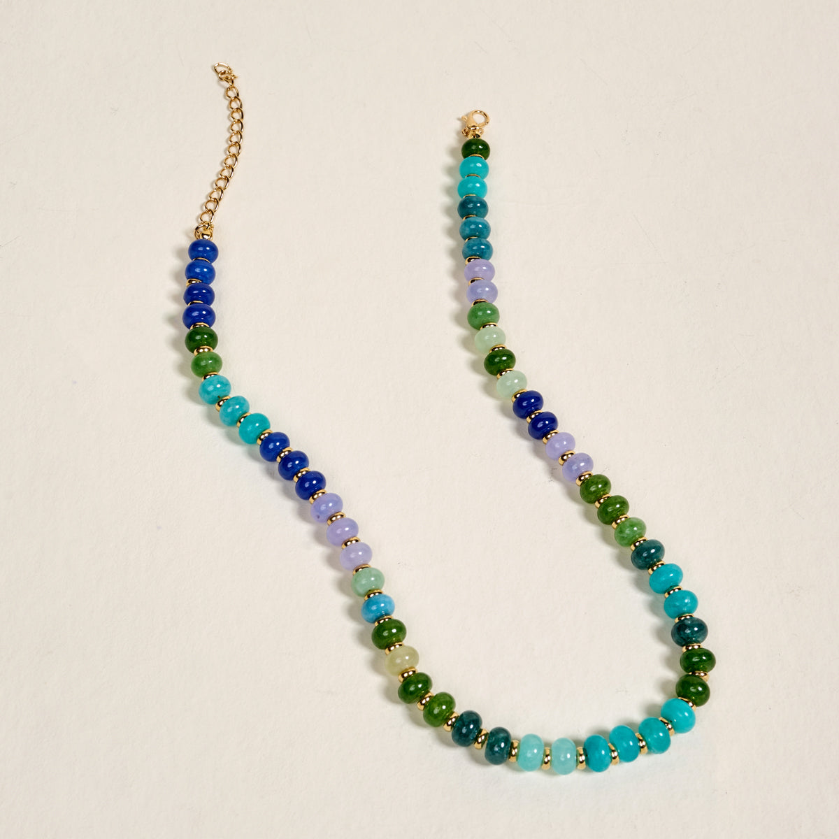 True Blues Stone Candy Necklace