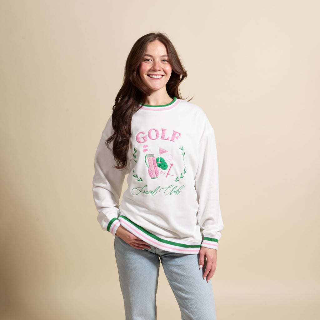Golf Social Club Oversized Crew