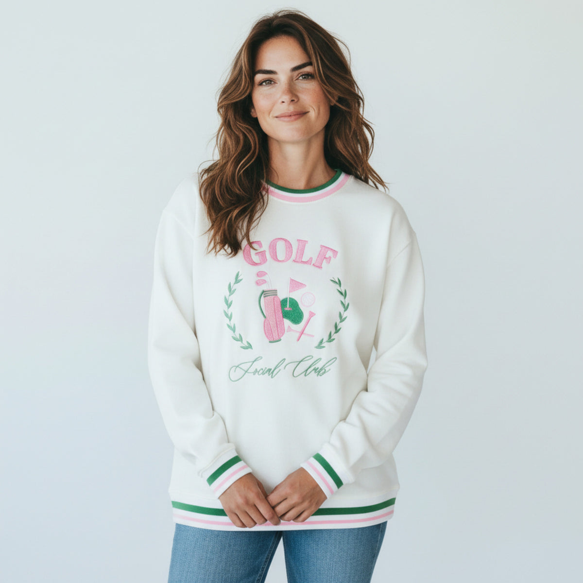 Golf Social Club Oversized Crew