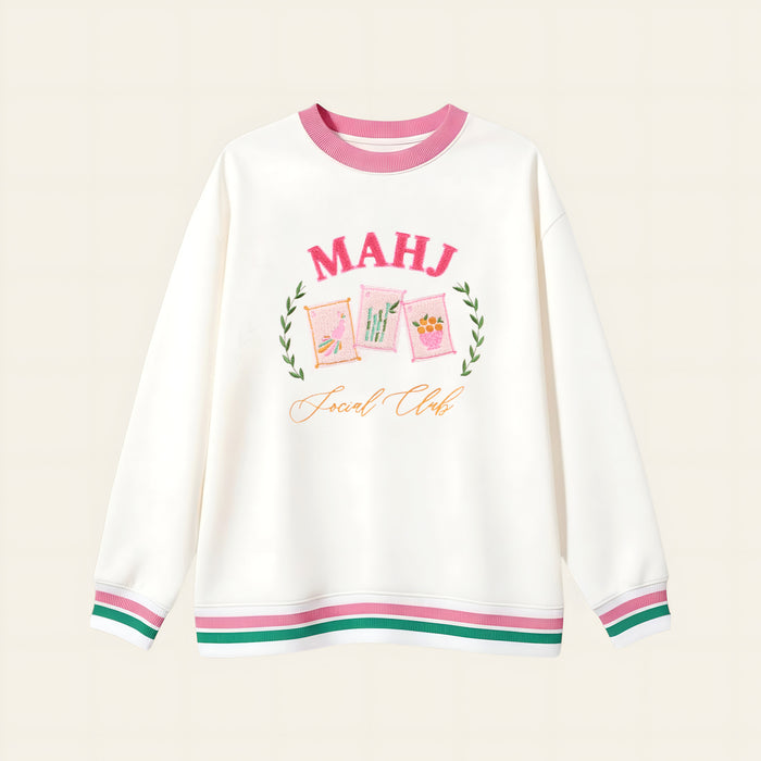 Mahjong Social Club Oversized Crew