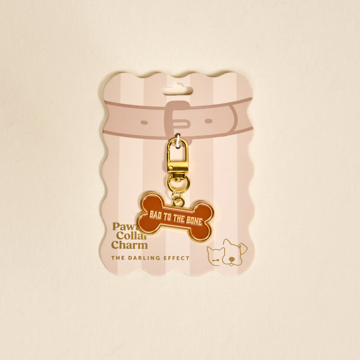 Bad to the Bone Pawfect Collar Charm