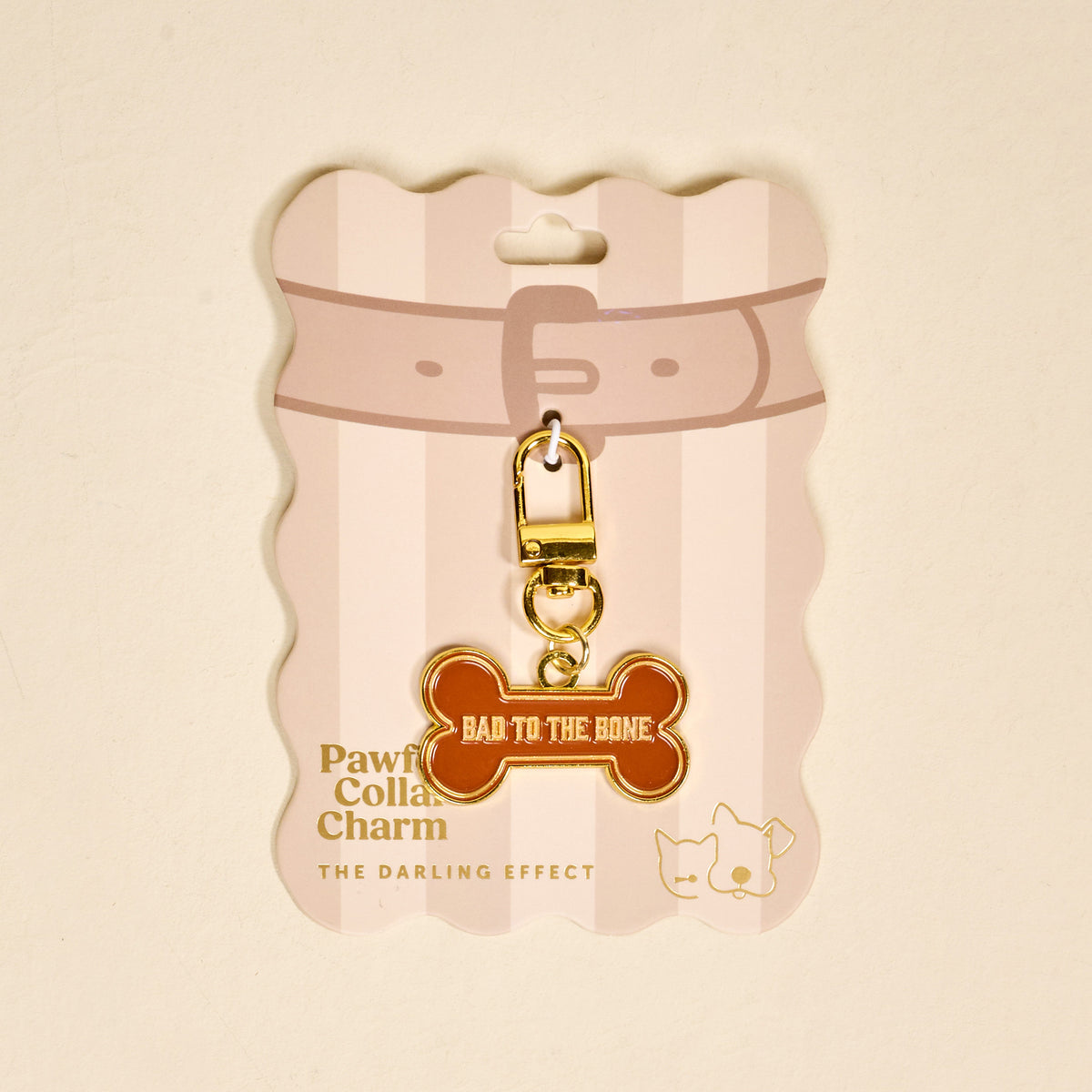 Bad to the Bone Pawfect Collar Charm