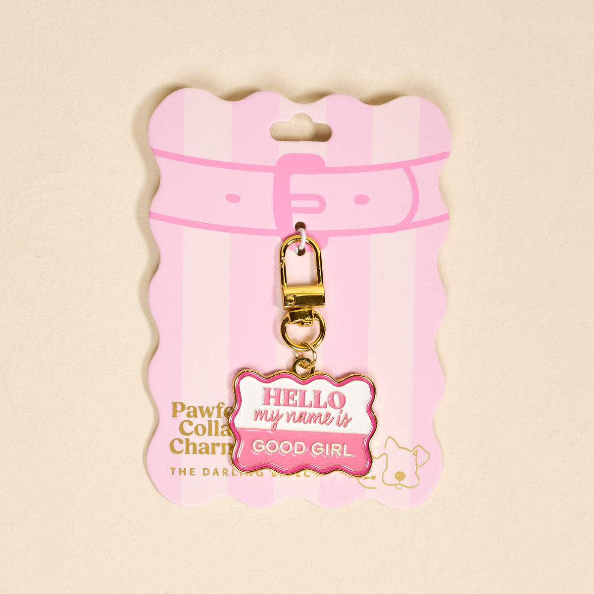 Good Girl Pawfect Collar Charm