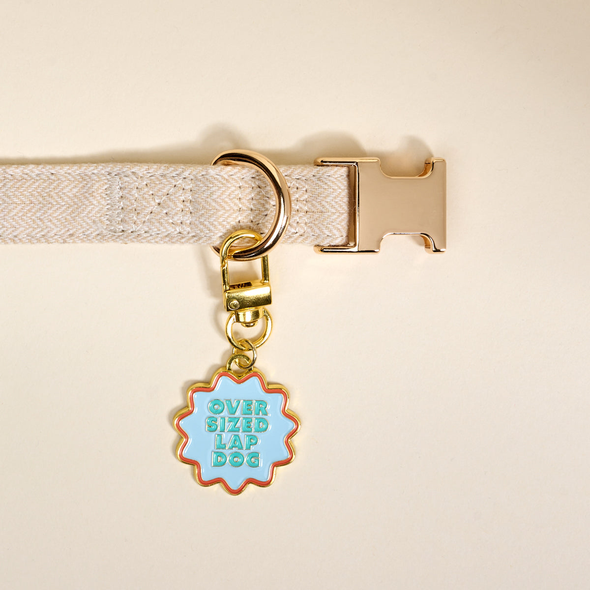 Oversized Lap Dog Pawfect Collar Charm