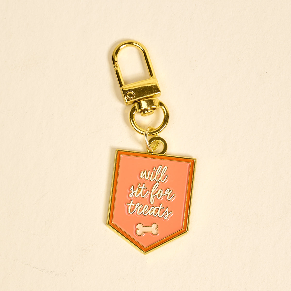 Will Sit for Treats Pawfect Collar Charm