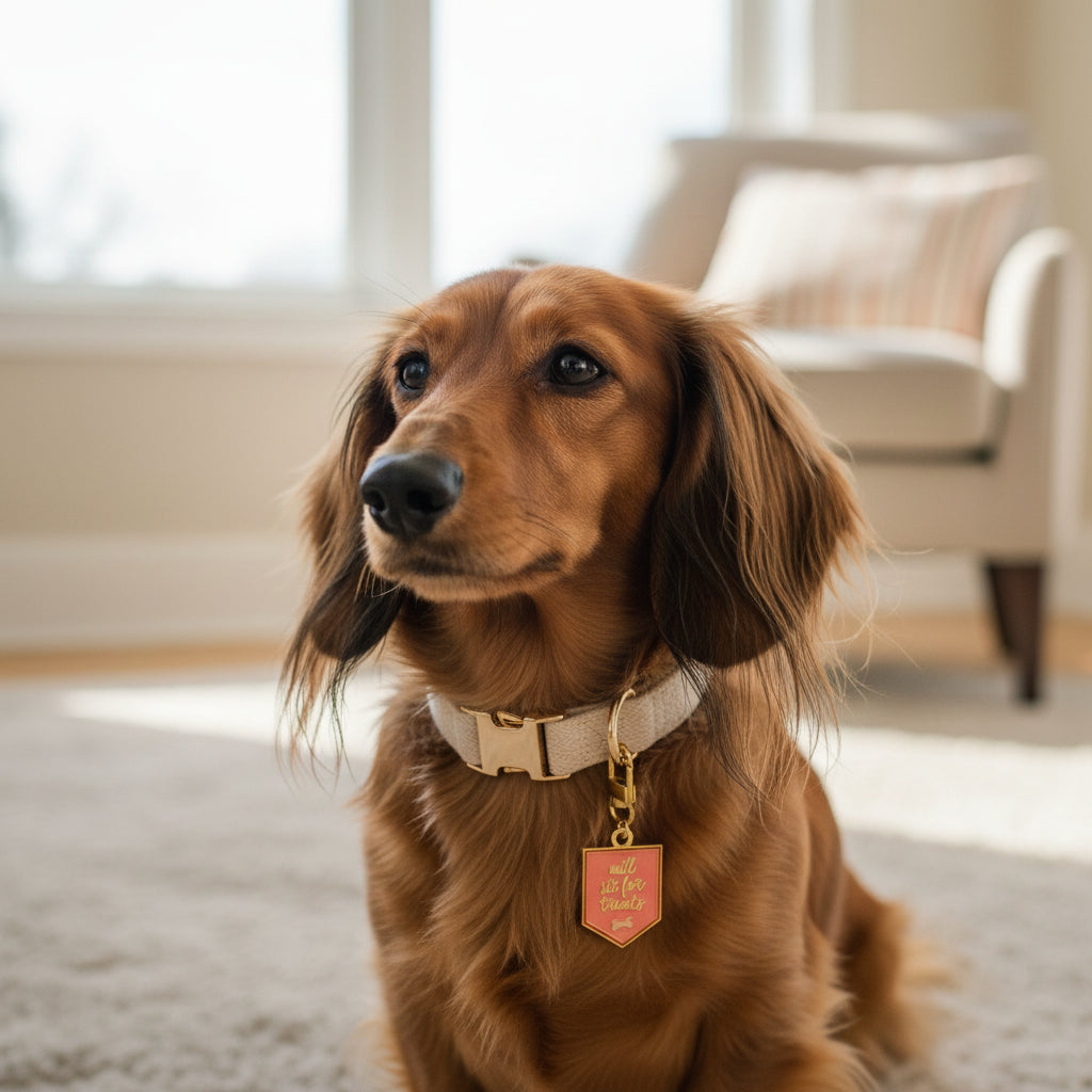 Will Sit for Treats Pawfect Collar Charm