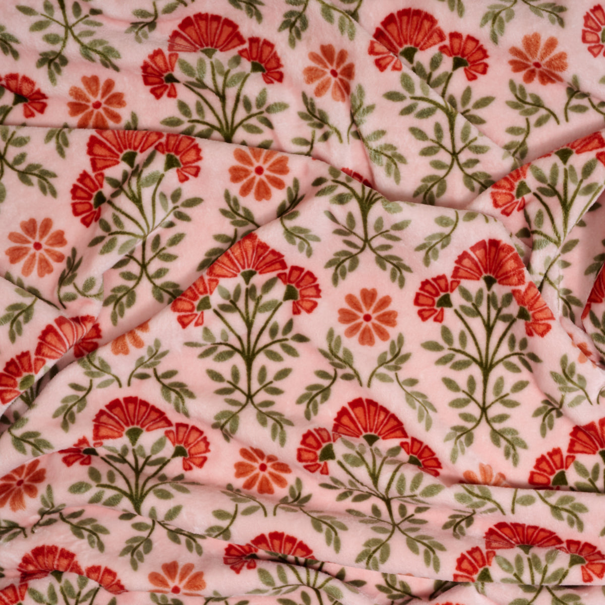 Everbloom Dusty Rose Snuggle Up Plush Blanket