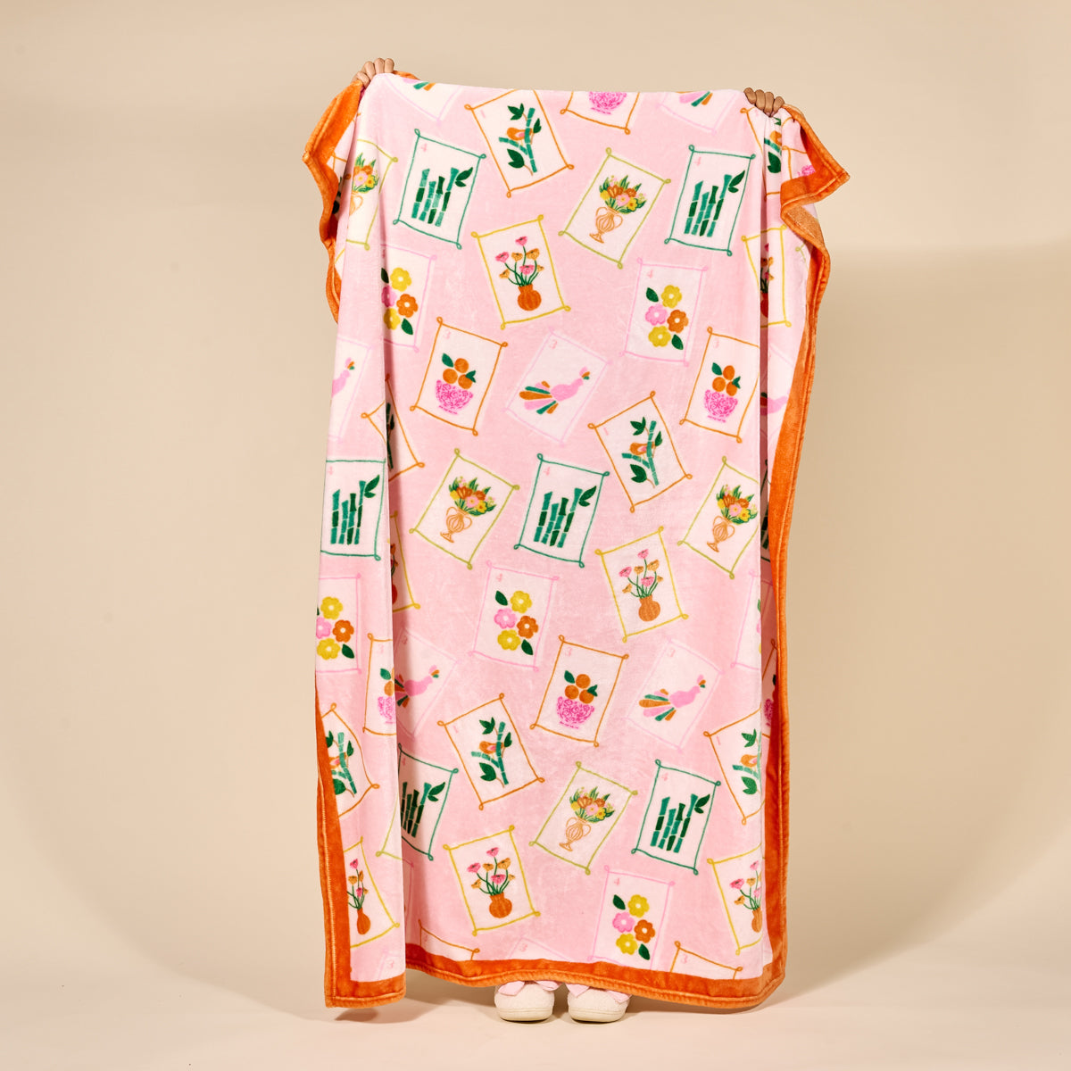 It's Mahj Time Snuggle Up Plush Blanket