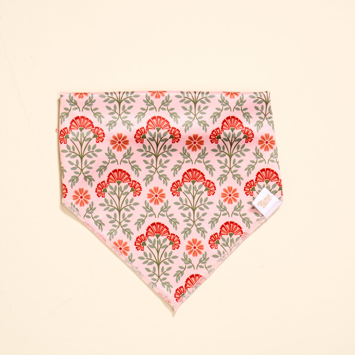 Wow Pet Bandana-Everbloom Dusty Rose Bow