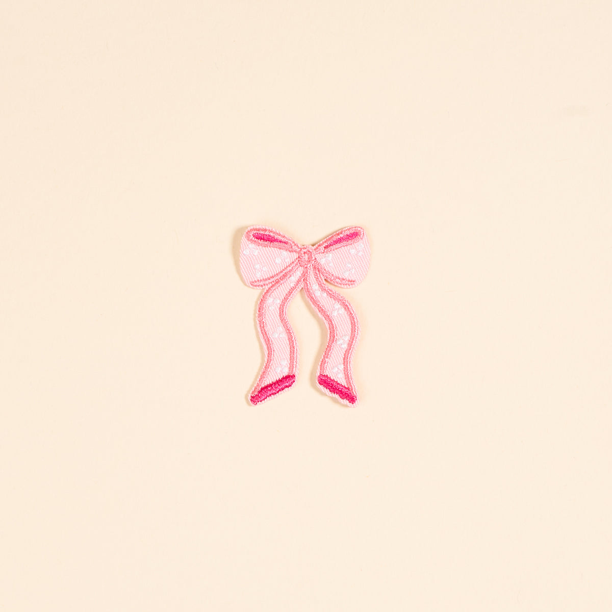 Bow Pink Mix & Match Iron-On Patch