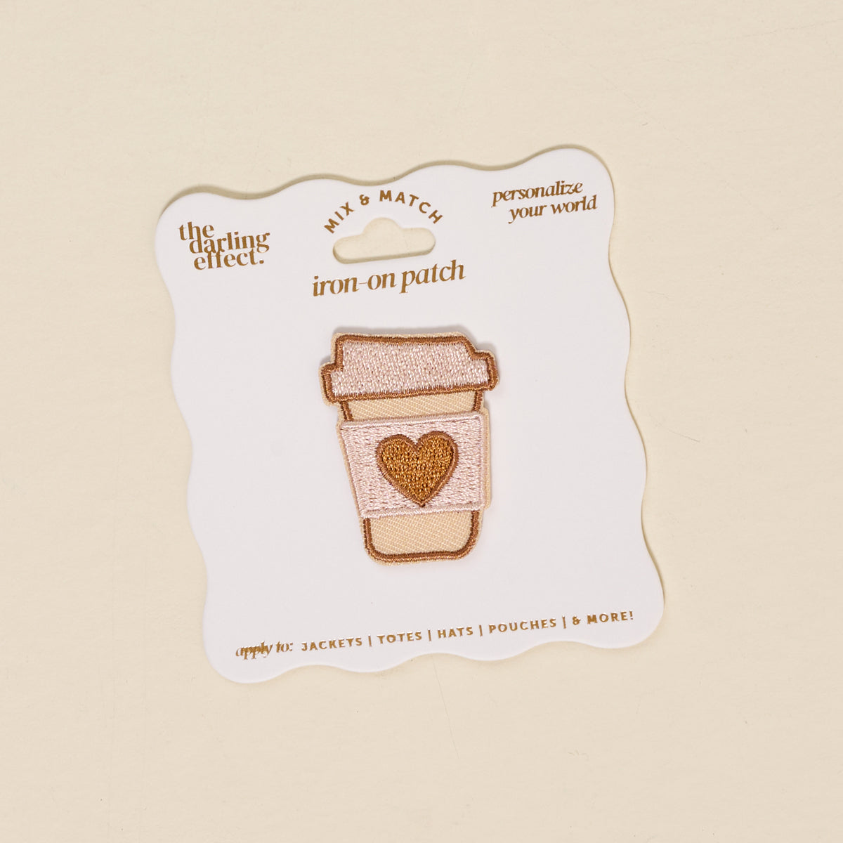 Coffee Cup Mix & Match Iron-On Patch