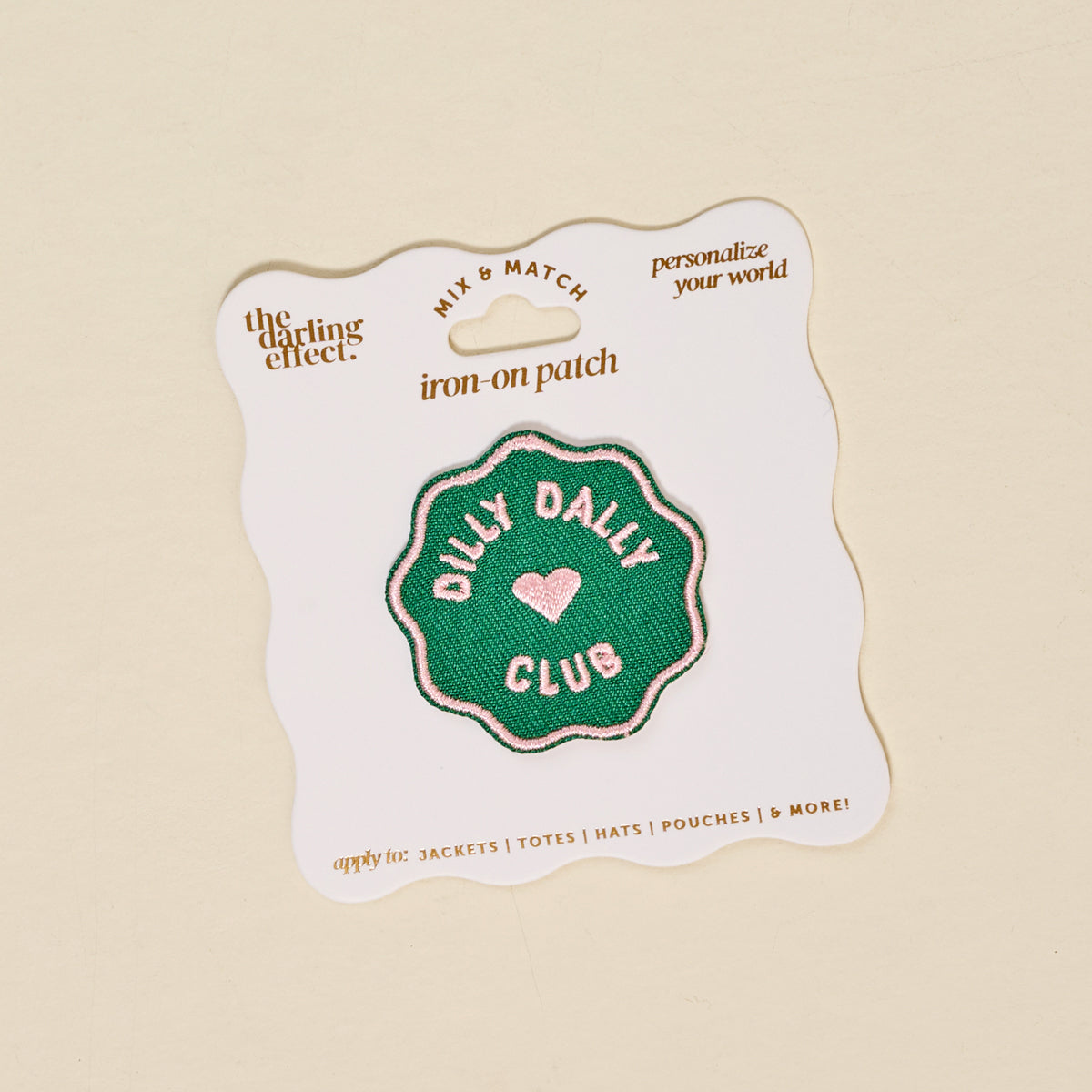 Dilly Dally Club Mix & Match Iron-On Patch