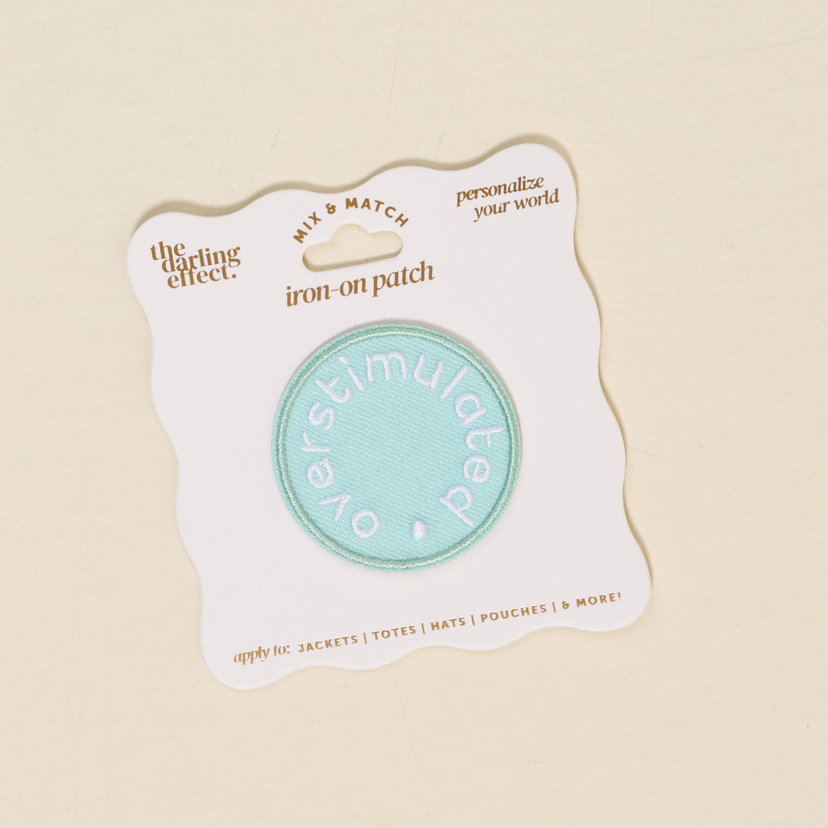 Overstimulated Mix & Match Iron-On Patch