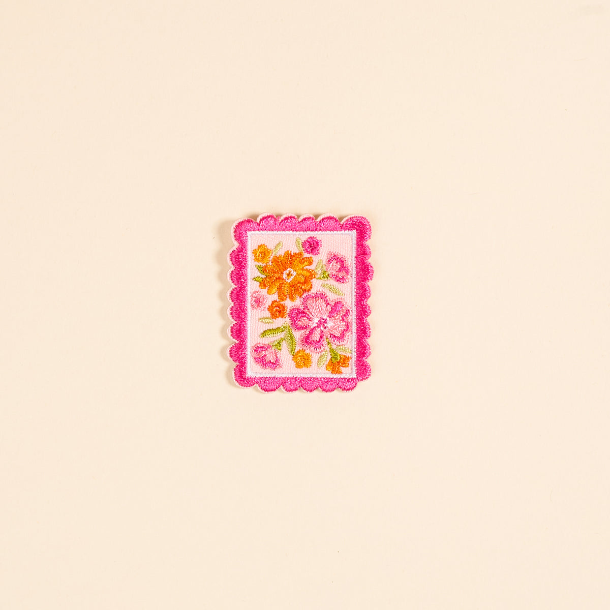 Petal Postage Stamp Mix & Match Iron-On Patch