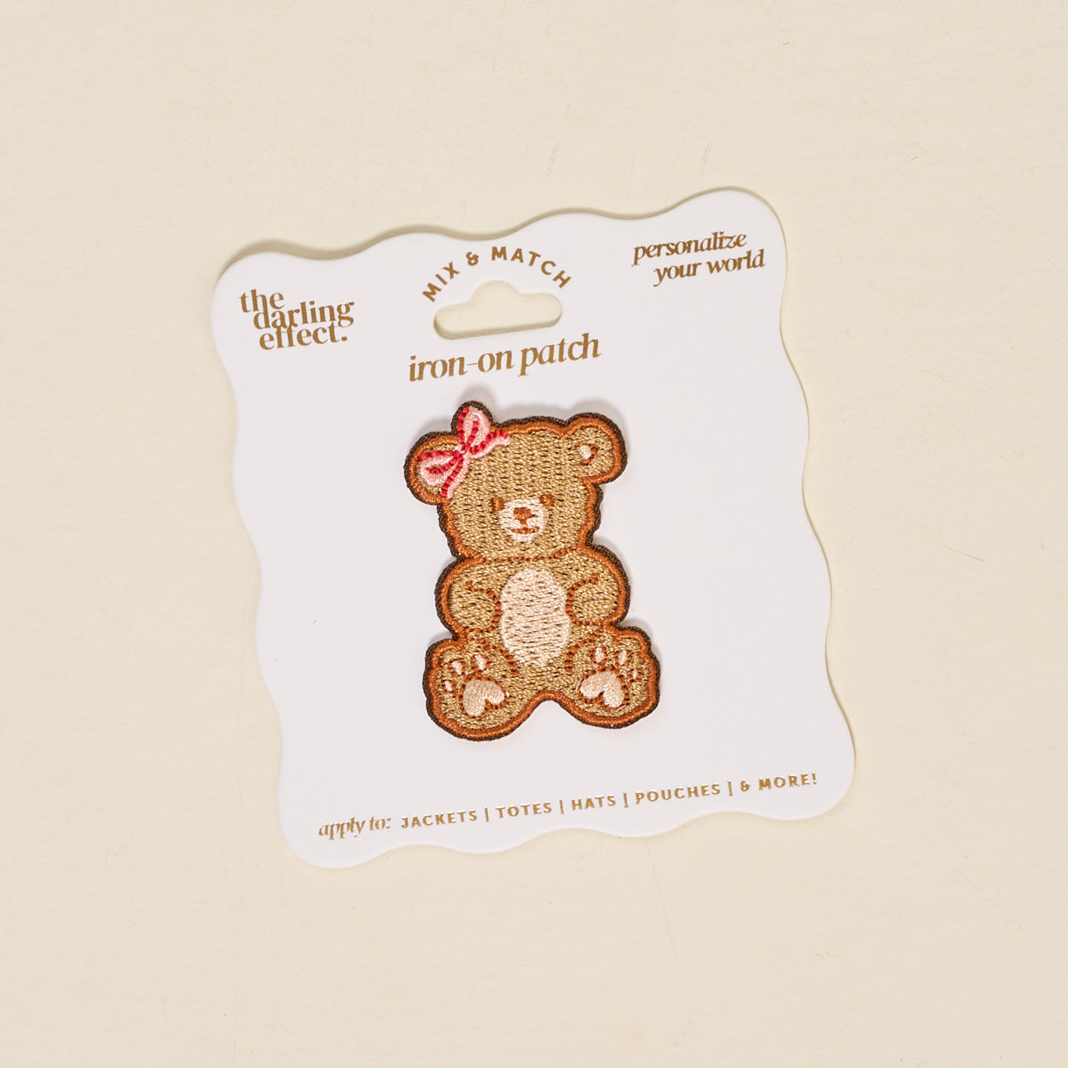 Teddy Bear Mix & Match Iron-On Patch
