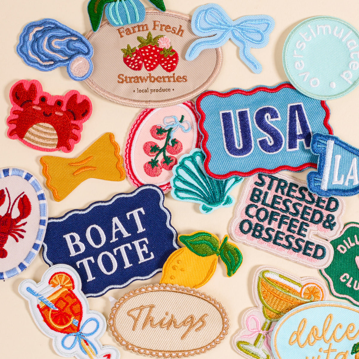 Seashell Mix & Match Iron-On Patch