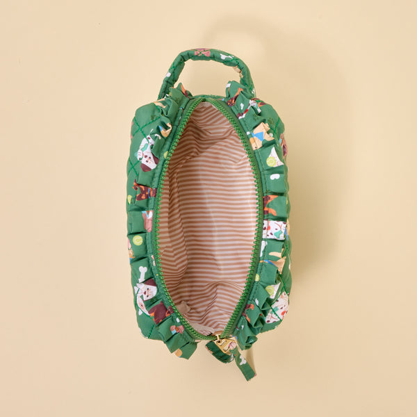 Dog Days Essentials Quilted Cosmetic Pouch