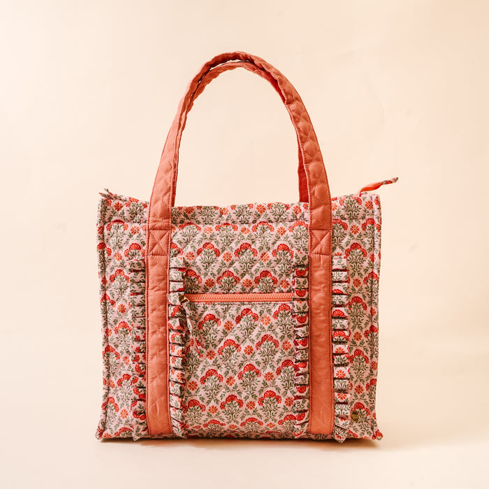 Everbloom Dusty Rose The Everyday Quilted Tote Bag