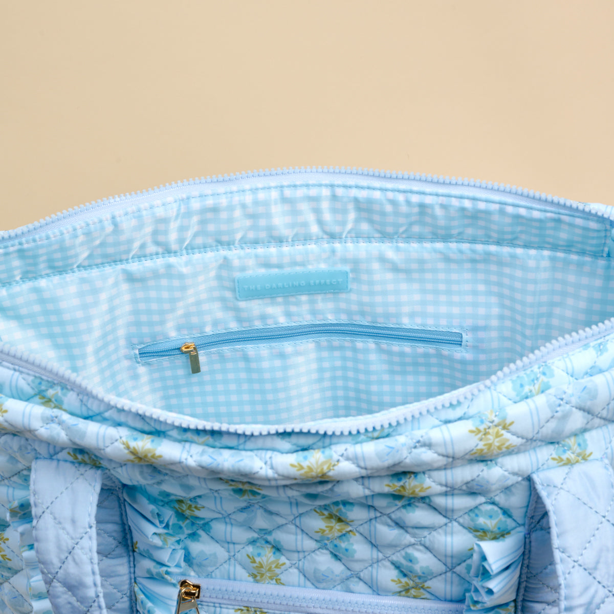 Oh So Fancy Blue The Everyday Quilted Tote Bag