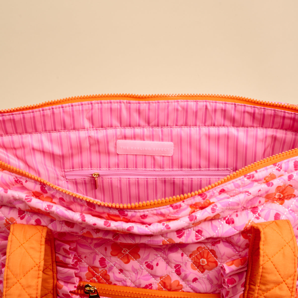 Poppin' Petals Hot Pink The Everyday Quilted Tote Bag