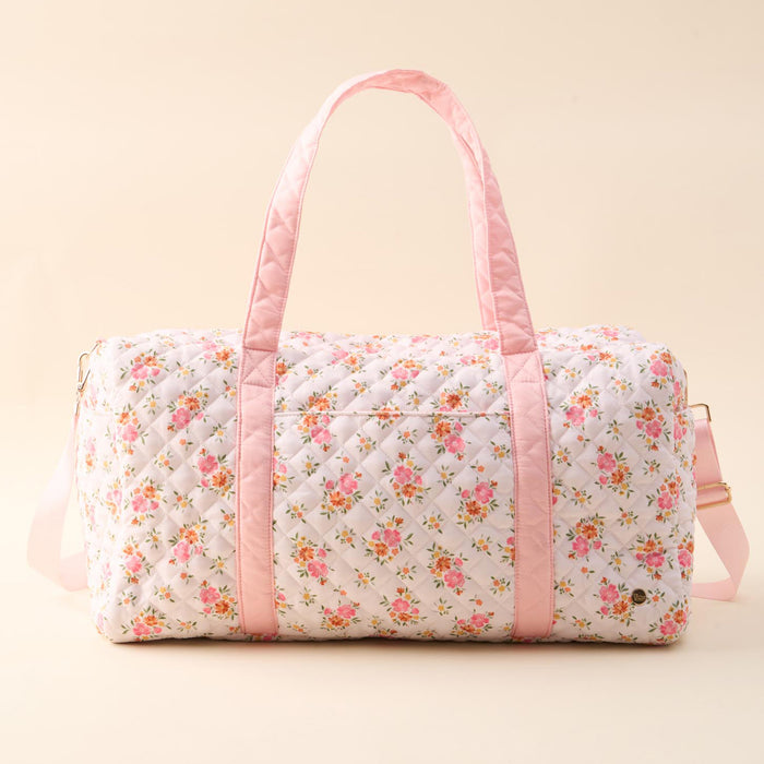 Endless Daydream Cream On-the-Go Quilted Weekender BagEndless Daydream Cream On
