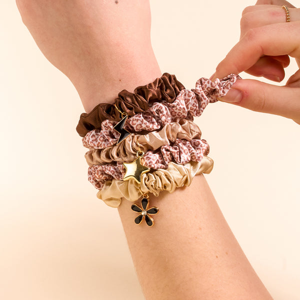 Born Wild Scrunchie Charm Set