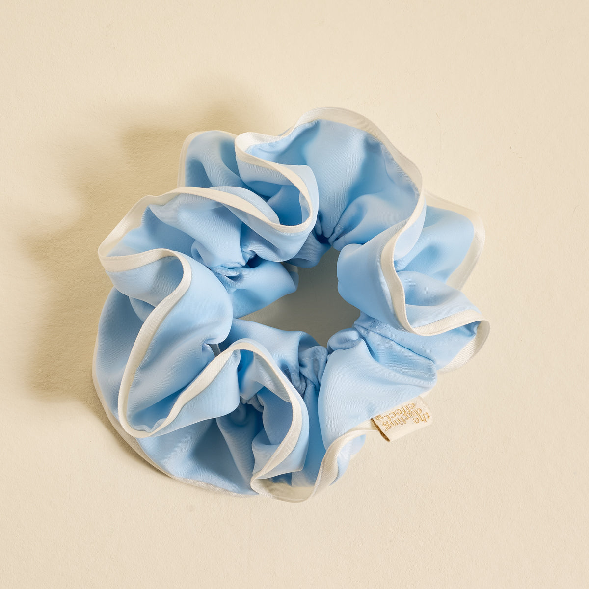 Light Blue Ruffle Up Scrunchie