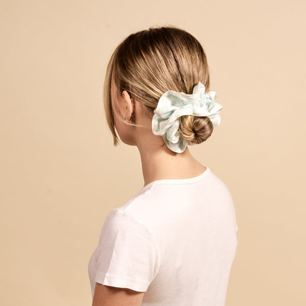Something Blue Ruffle Up Scrunchie