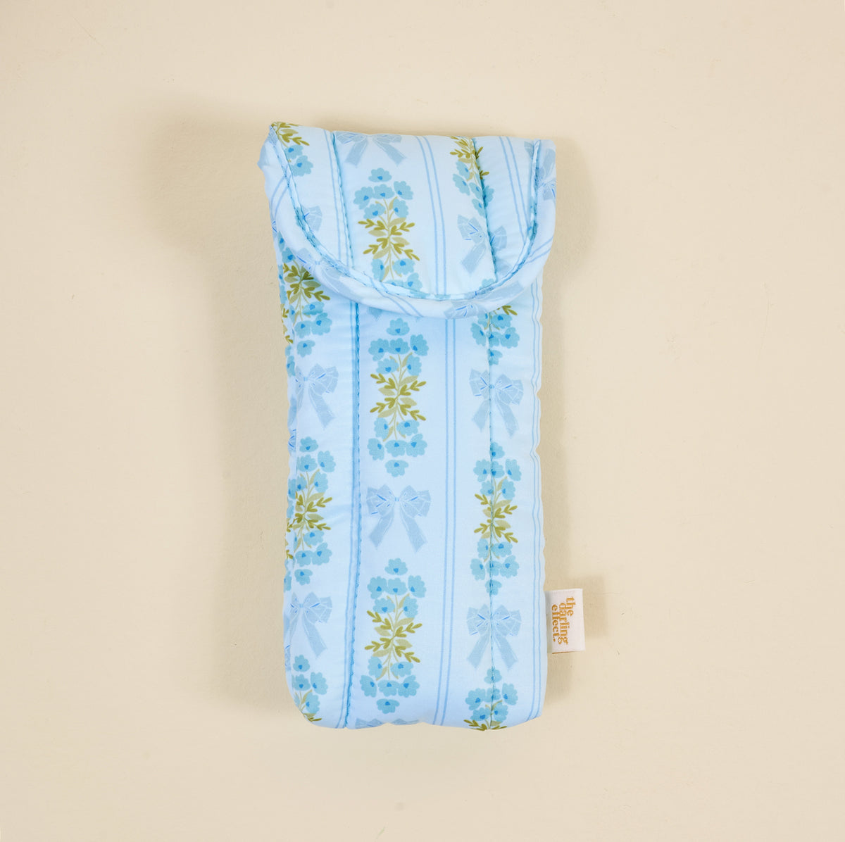 Oh So Fancy Blue Puffy Sunglasses Case