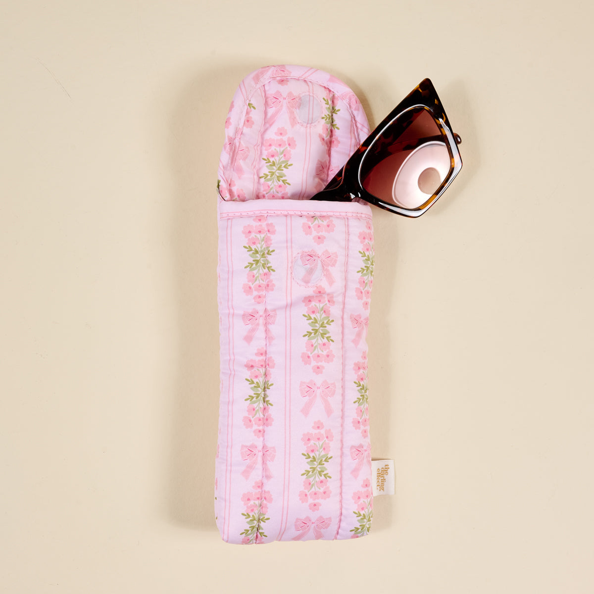 Oh So Fancy Pink Puffy Sunglasses Case