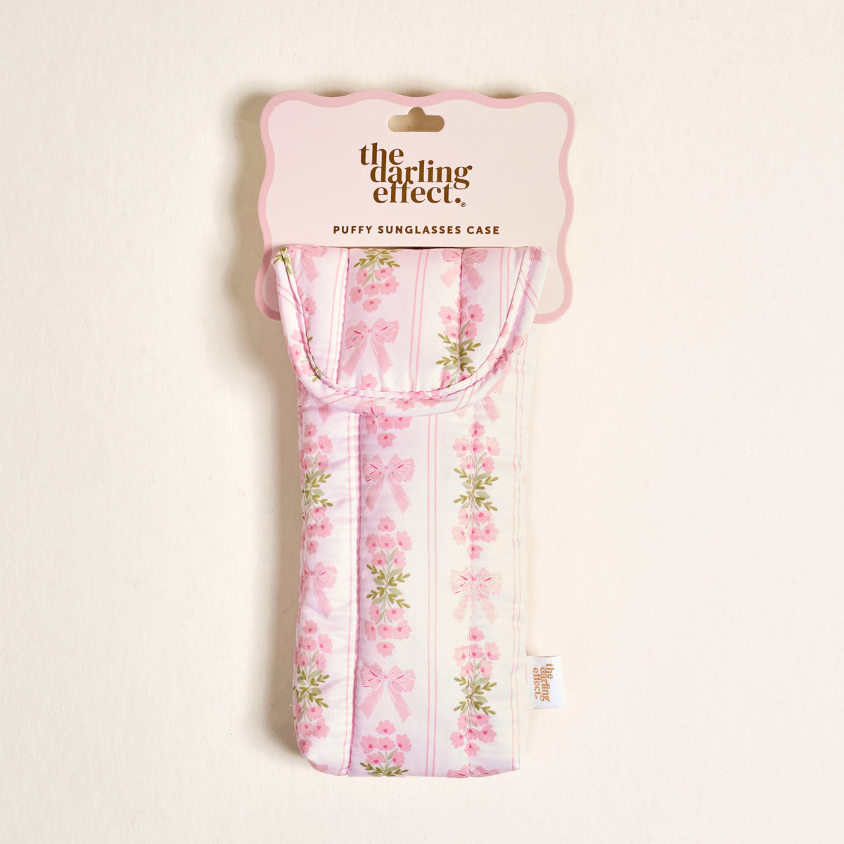 Oh So Fancy Pink Puffy Sunglasses Case