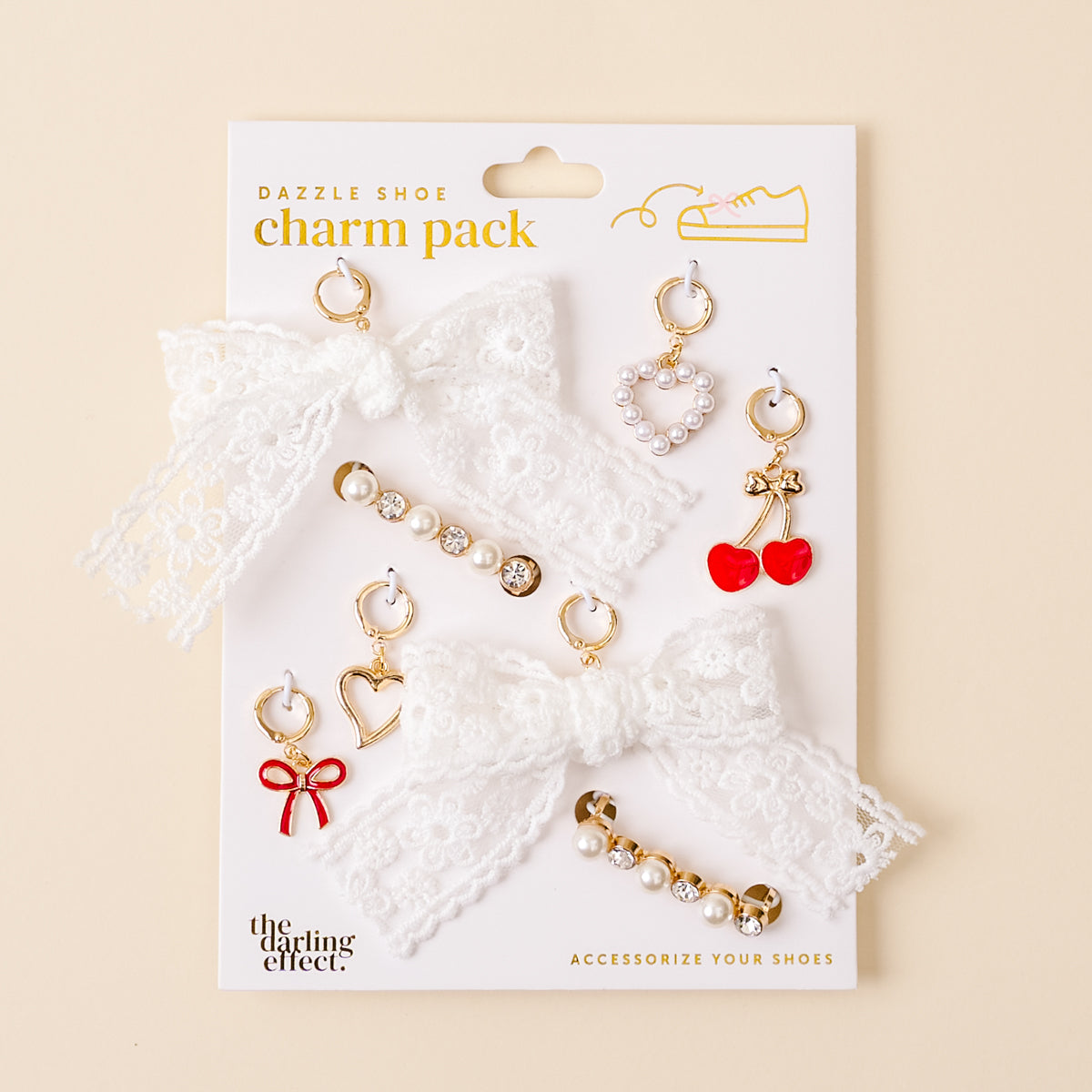 Cherry Twist Dazzle Shoe Charm Pack – The Darling Effect